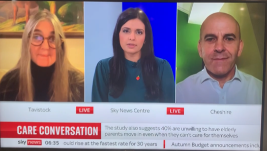 MartinHI_UK's tweet photo. Early start this morning talking ‘care conversations’ on @SkyNews. We are urging families to speak to their loved ones earlier about care options – it can really help to improve wellbeing. Thanks to Sky for helping us to raise this issue.
#care #Wellbeing https://t.co/i8Q7uxpAYt