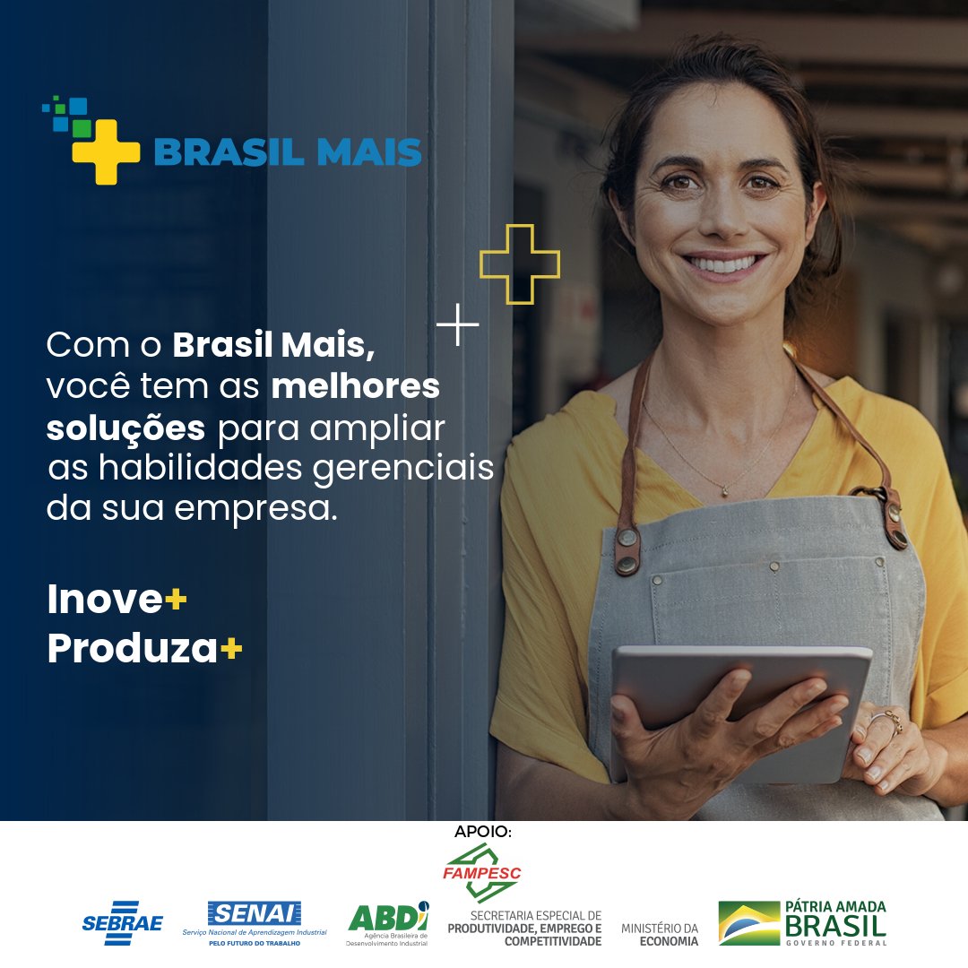 Você sabe o que o programa #BrasilMais está fazendo pelos empreendedores de Santa Catarina?

Faça a sua inscrição através do link: sebrae.sc/brasilmais-fam…

#Fampesc #Empreeendedorismo #MicroEPequenasEmpresas #SCMaisForte #Empreendedorismo #OportunidadeDeNegócio