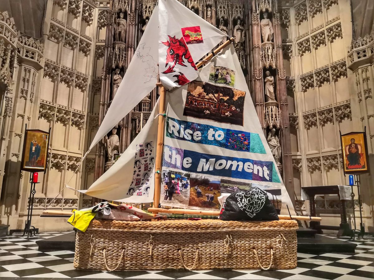 ICYMI, this article by <a href="/engcathedrals/">English Cathedrals</a> highlights the ways we are marking #COP26: englishcathedrals.co.uk/latest-news/co… As well as our River of Prayer (<a href="/ChristianAidNE/">Christian Aid North East & Cumbria</a>), we have an interactive exhibition of artwork by <a href="/lucyfarfort/">Lucy Farfort is still here</a> and hosted the <a href="/YCCNetwork/">Young Christian Climate Network</a> Climate Pilgrims en route to Glasgow.