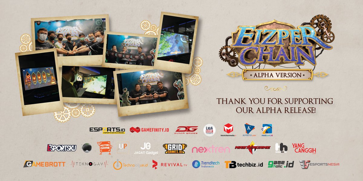 EizperChain's tweet image. For the Alpha launch we had players from young to old, girls, guys, and all non-binary peeps - it was a blast! 👀

All the reporters, journalists, and gamers from our media partners really cranked up the volume. So thank you partners! 👯👯

#launch #Alphaversion #Eizperchain