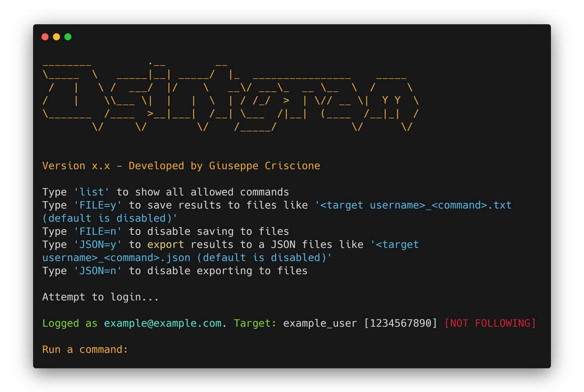 Hakin9's tweet photo. Osintgram is a OSINT tool on Instagram https://t.co/YGs6dojHfE 

#infosec #cybersecurity #redteam #pentest #pentesting  #hacking #hackers #coding #opensource #osint #instagram #socialmedia https://t.co/vvuNlccczY