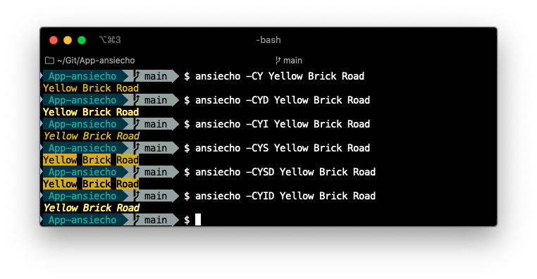 uta46's tweet photo. iTerm2 uses high intensity color to show boldface font. It is ok on dark terminal, but yellow/bold font is almost invisible on light terminal. #iTerm #fontcolor #ansiterminal https://t.co/FjltpeKrVP