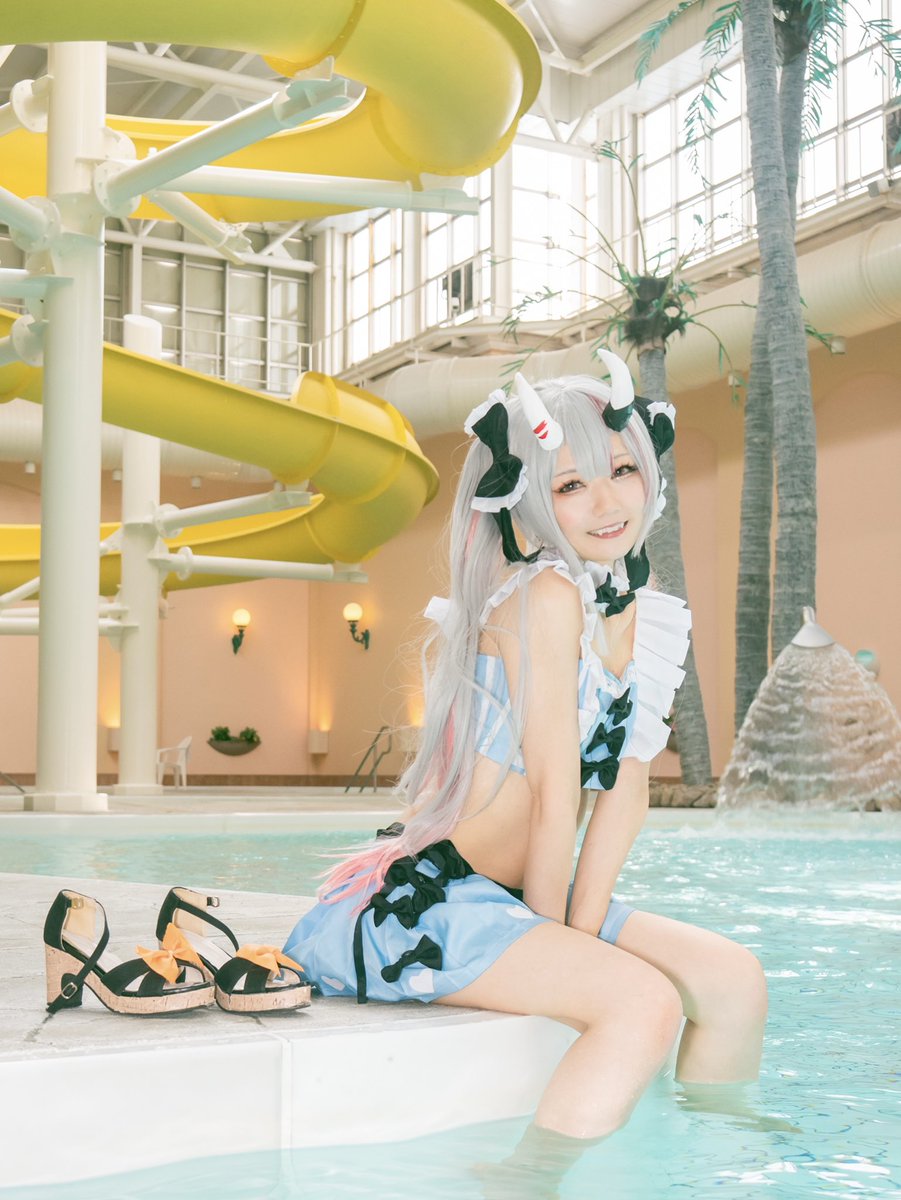 ホロライブ百鬼あやめ 水着 コスプレ Amazon.co.jp: GGcosplay VTuber 百鬼あやめ 共通ホロサマ水着2023