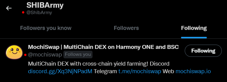 MochiRocket's tweet photo. @mochiswap I noticed that ... @ShibArmy supports @mochiswap https://t.co/VH6vkyheN6