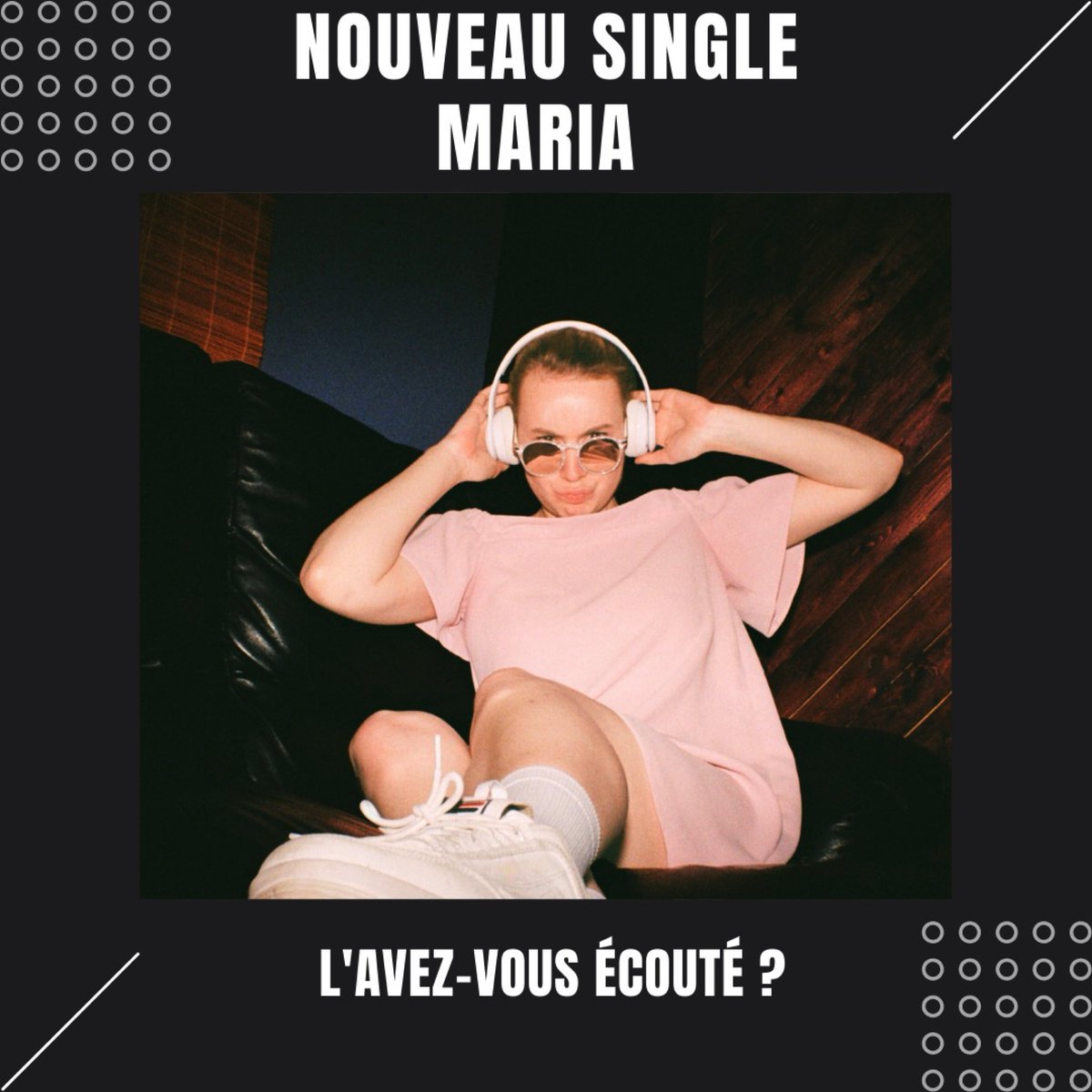 Voilà déjà quelques jours que ma chanson « Maria » est disponible un peu partout. L’avez-vous écouté ? Qu’en pensez-vous?
🎵🥰🎧