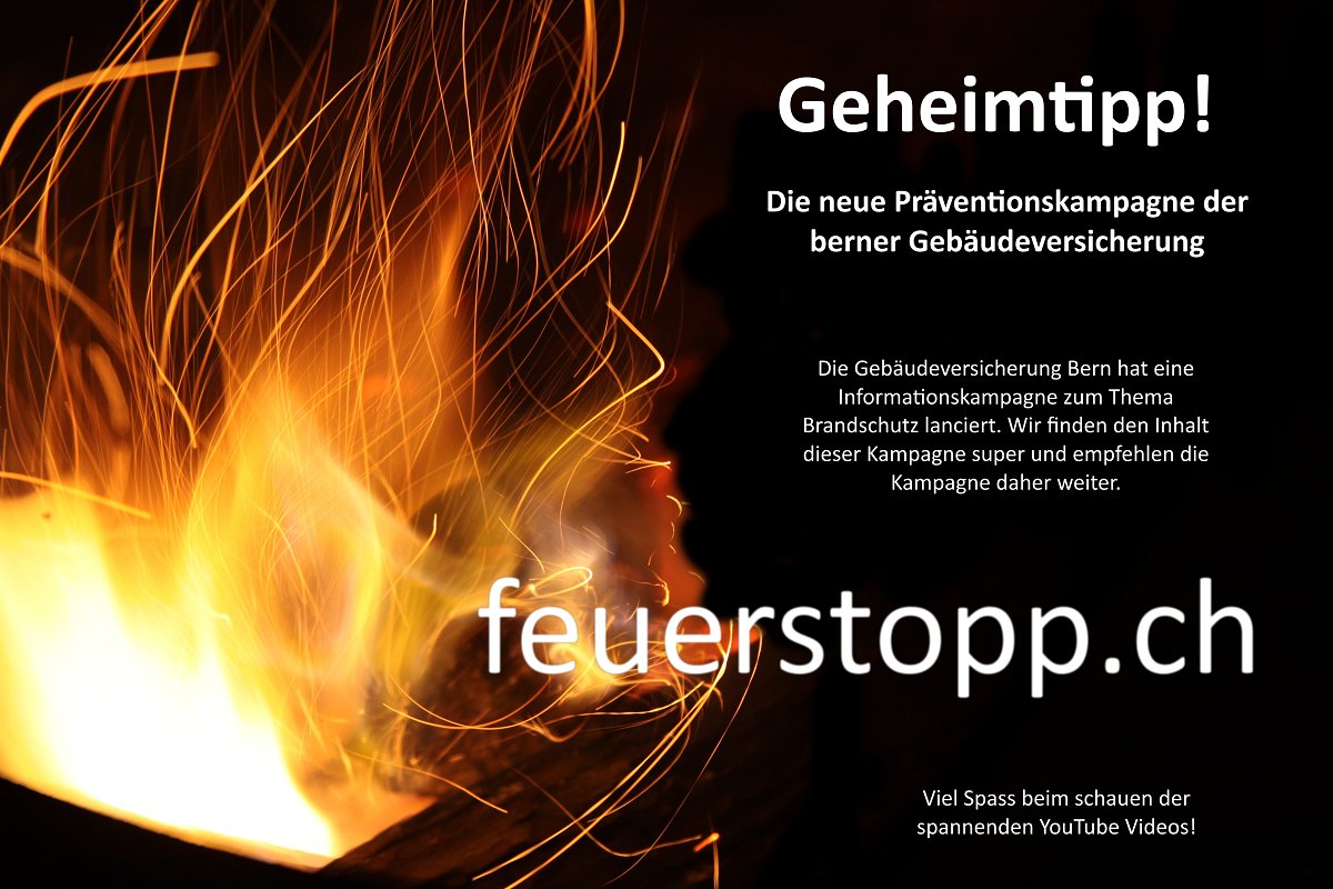 fwbremgarten's tweet photo. Eine spannende Informationskampagne zum Thema Brandschutz der Berner Gebäudeversicherung: https://t.co/VoMxR90OHL https://t.co/WmnMOK8MnL