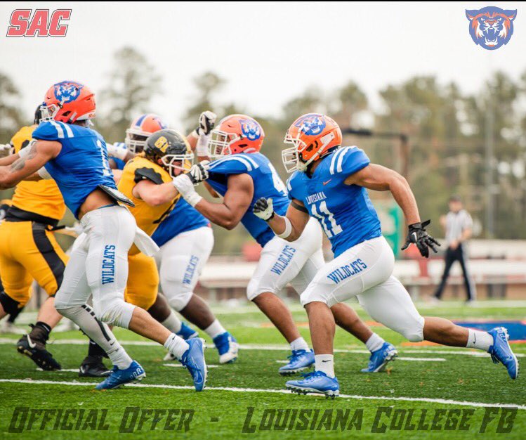 BLESSED TO RECEIVE MY FIRST OFFER FROM LOUISIANA COLLEGE!! @LC_ftball <a href="/drewmaddox8/">Coach Drew Maddox</a>