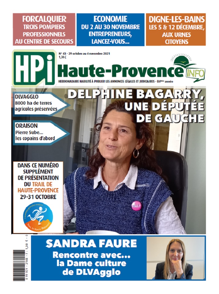 HPInfo's tweet photo. Découvrez la nouvelle édition de #HPi, en kiosques dès ce vendredi 29 octobre. 56 pages d'actualité, avec le guide du #THP. Bonne lecture... @DBagarry @FaureSandra4 @DLVAgglo @VilledeManosque @VForcalquier @AlpesProvence04 @Pompiers04 @TraildeProvence @InitiativeAHP https://t.co/sE0RhIlY6z