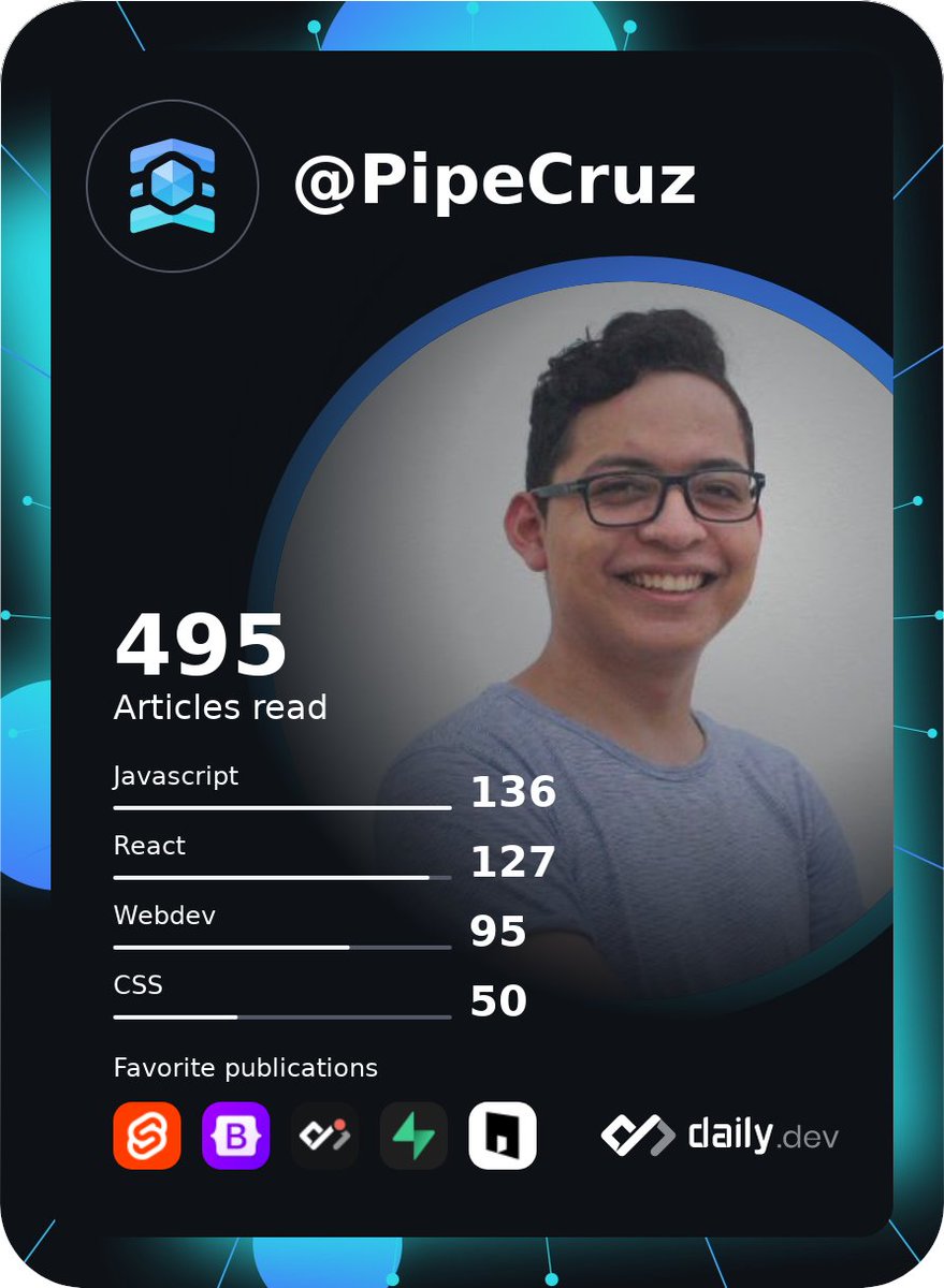 UnHolyPipe's tweet photo. @dailydotdev Happy Birthday! Thanks for so many articles and for such a cool platform @dailydotdev https://t.co/9P75ryTV5O