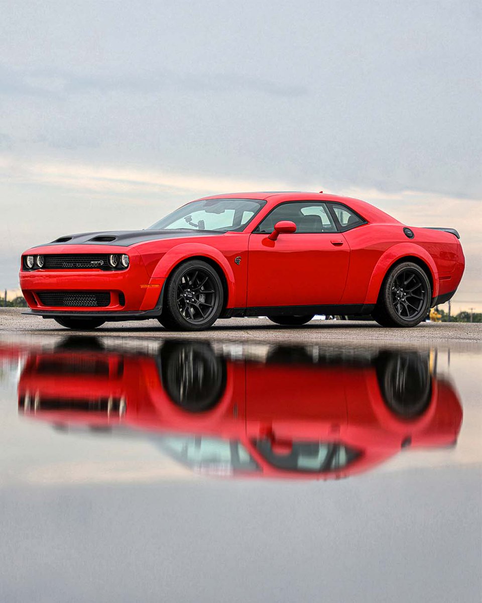 Dodge's tweet photo. Marked territory. 😏
#Dodge #DodgeChallenger https://t.co/Rx5QvM2LbT