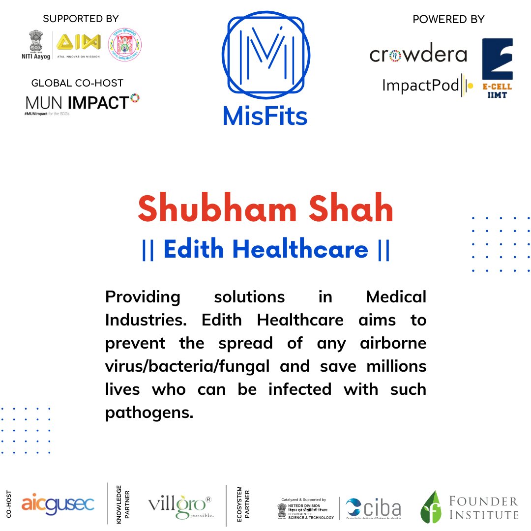 vruksheco's tweet photo. winners for  #MisFitsPitchEvent -  West I region 

Shubham Shah, Founder, Edith Healthcare🎊🎉 
Dinta Vaghasiya, Founder,Ecoterra Biodesign🎊🎉
Shashank Nimkar, founder,Earth Tatva🎊🎉

✅Get yourself registered today: https://t.co/Q5Y6FPFVW3
 #socialimpact #innovation #startups https://t.co/5omc3ieX2C