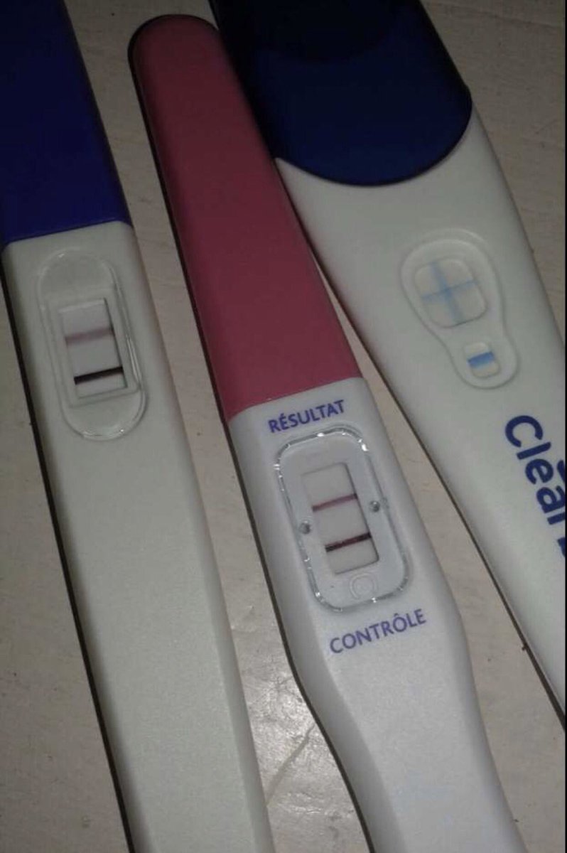 Ma meuf a fait 3 fois le test de grossesse et il a été positif 3x on vas avoir des triplé 😭😭