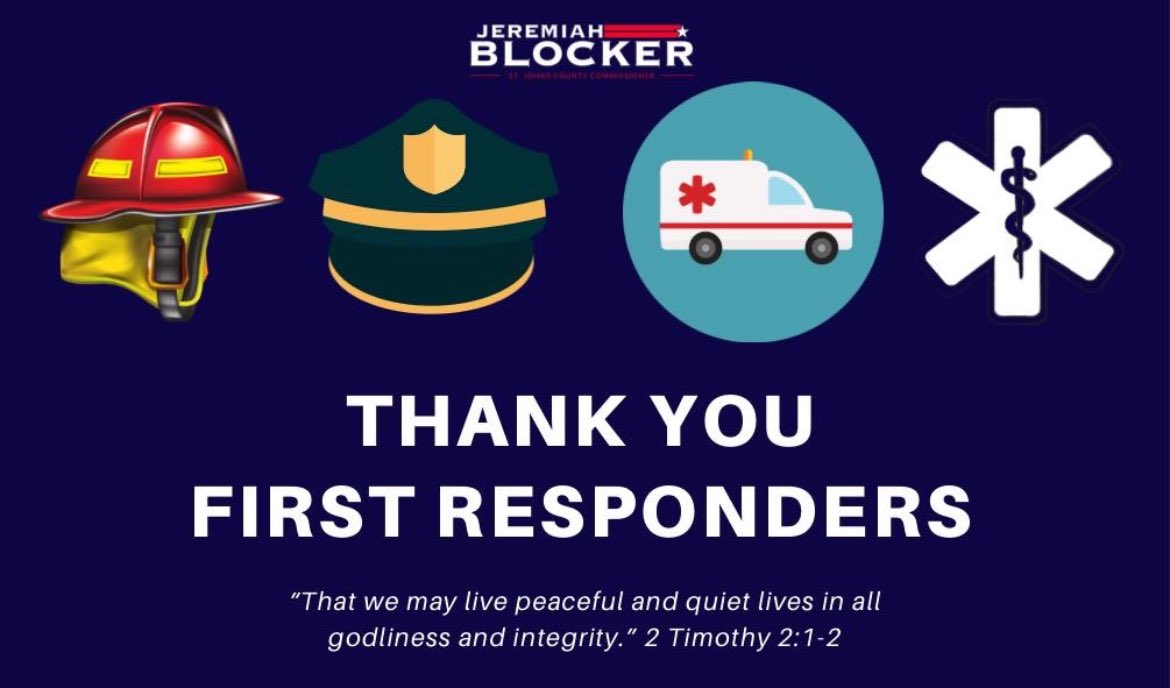 BlockerJeremiah's tweet photo. On this #NationalFirstRespondersDay, we say THANK YOU! https://t.co/AlNZBFZvBm
