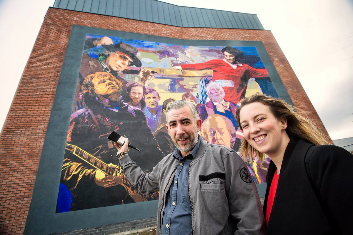 EastSidePship's tweet photo. Today's 25th-anniversary throwback is to when we unveiled a new piece of artwork called the Luminaries and Legends of EastSide. This artwork was created by local artist Dee Craig.
ℹ️https://t.co/Eb7eIRZIRX
#20of25 #tbt #25yearsregeneration #ESP25 #EastSide https://t.co/q2lq8IWWuv