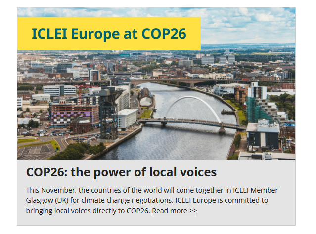 ICLEI_Europe's tweet photo. 🗞️📢 Our October e-newsletter is here! Check out the latest #UrbanSustainability updates, opportunities &amp; news at: https://t.co/0ryEeLExzY

Stay in the loop ➡️ subscribe to our monthly updates (+ quarterly topical news blasts) at: https://t.co/KOe5rDsgt8 https://t.co/GyGmORsy4H