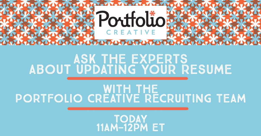 Join our recruiting team TODAY at 11am as they chat about updating your resume. 

Register at us02web.zoom.us/meeting/regist…

Bring your questions!