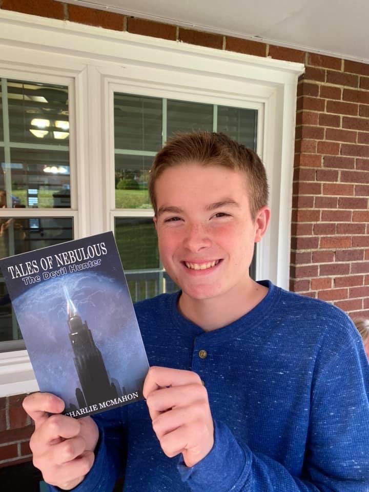 #MontourProud of this outstanding young man! Charlie is only a sophomore and has recently published his first book! Check it out! amazon.com/Tales-Nebulous…