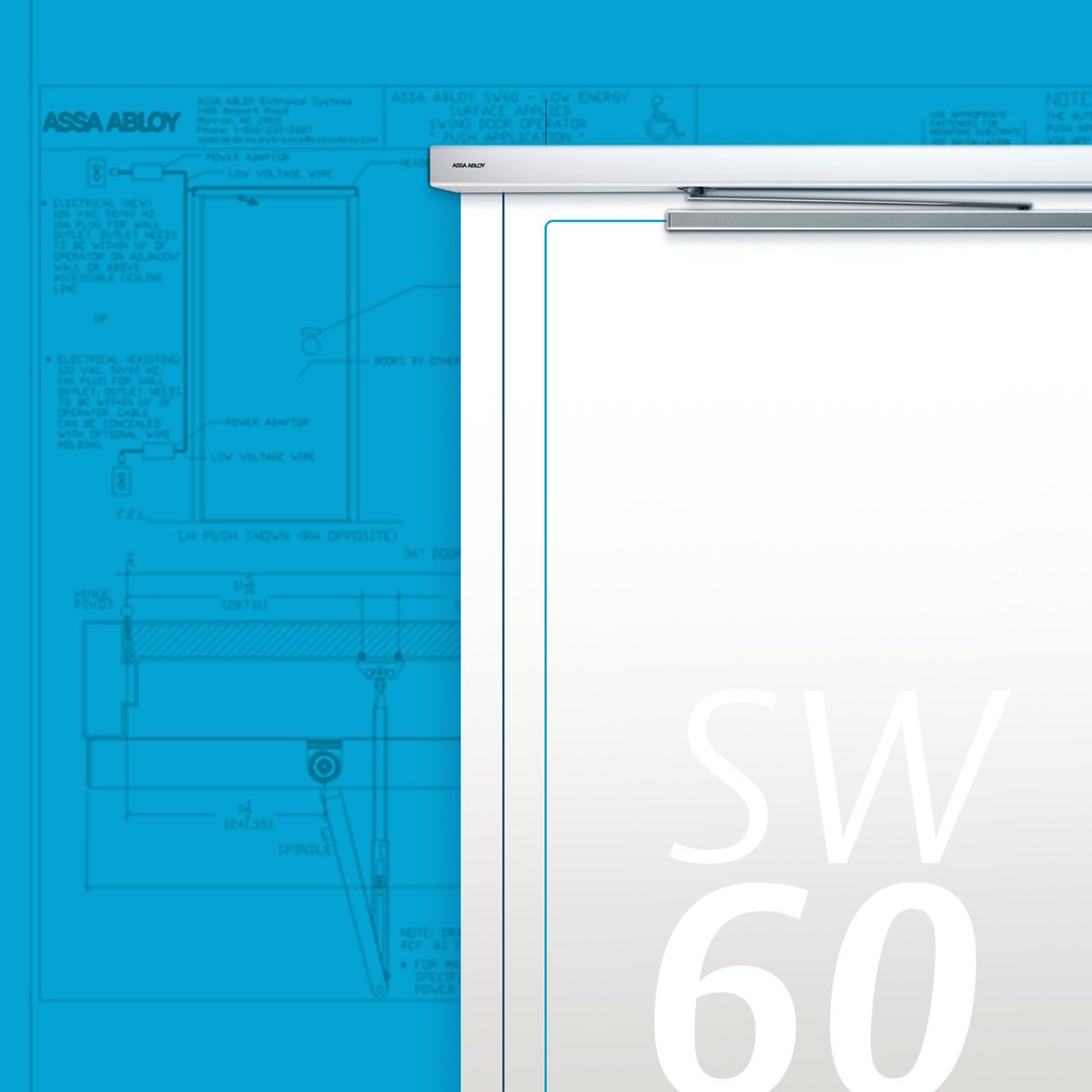 Small but mighty, the SW60 has a compact design that allows you to retrofit virtually any door, even with limited overhead space. Learn more: TheNewDoorReality.com