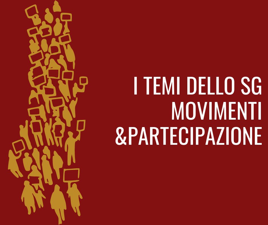 🔶🔸LO SG SI PRESENTA🔸🔶
📋I temi dello SG
L'emergere del "Global Justice Movement", tra la fine del vecchio e l’inizio del nuovo millennio, ha richiamato l’attenzione di studiosi/e su temi come i conflitti e le mobilitazioni in contesti diversi.
👇
standinggroups.sisp.it/movimentisocia…