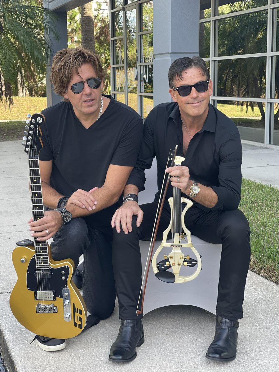 Strings on Fire is coming to town…..
<a href="/GaryLovini/">violinlovini</a> <a href="/gabetreiyer/">Gabe Treiyer</a> 

#stringsonfire  #garylovini #gabetreiyer #electricviolinist #electricguitar #violinguitarduo #musicduo #classicrock #classicpop
