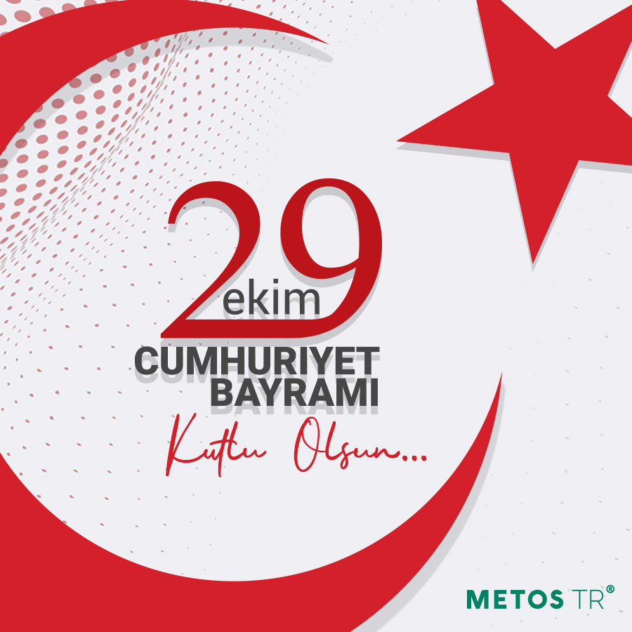 MetosTurkey's tweet photo. 29 Ekim Cumhuriyet Bayramımız Kutlu Olsun.

“Benim naçiz vücudum, bir gün elbet toprak olacaktır. Fakat Türkiye Cumhuriyeti, ilelebet payidar kalacaktır.”  Gazi Mustafa Kemal Atatürk

METOS TURKEY
Adres: İnönü Mah. Adnan Menderes Bulv. No:88 K:1 D:1 Yenişehir / MERSİN https://t.co/Zl0U0seW5Z