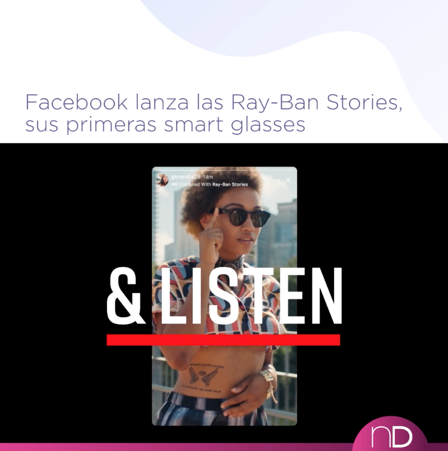Pasa por instagram.com/nucleod.es y conoce los nuevos #RayBanStories