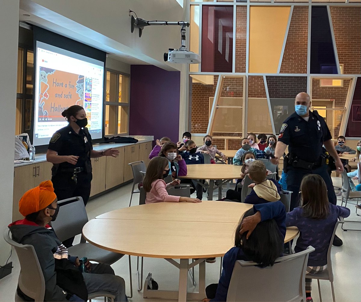 Safety Lessons with Officer Allen &amp; Officer Azevedo!!  #theboro02035