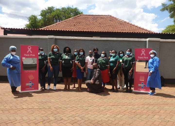 GOALZimbabwe (@goalzimbabwe) on Twitter photo As part of commemorating #BreastCancerAwarenessMonth, <a href="/GoalZimbabwe/">GOALZimbabwe</a> ladies take charge of their health. #cancerscreening #today at @CimasMedical in Milton Park Clinic, Harare. #ThinkPink #InThisTogether As part of commemorating #BreastCancerAwarenessMonth, <a href="/GoalZimbabwe/">GOALZimbabwe</a> ladies take charge of their health. #cancerscreening #today at @CimasMedical in Milton Park Clinic, Harare. #ThinkPink #InThisTogether