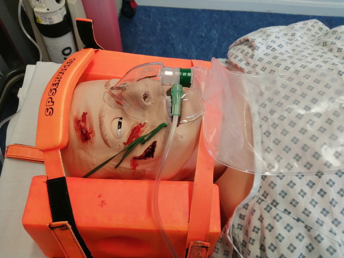 SimulationUHD's tweet photo. #AkiraSim is ready for his matinée performance! Ready for Poole Emergency Dept to do what they do best!
@nursebhopkins @UHD_NHS #Simulation @Laerdal_UK #SimMan3G @SimWessex #Moulage #WeAreAlwaysImproving #MedEd #Trauma #Emergency #TeamED https://t.co/5RXZl4OBUH