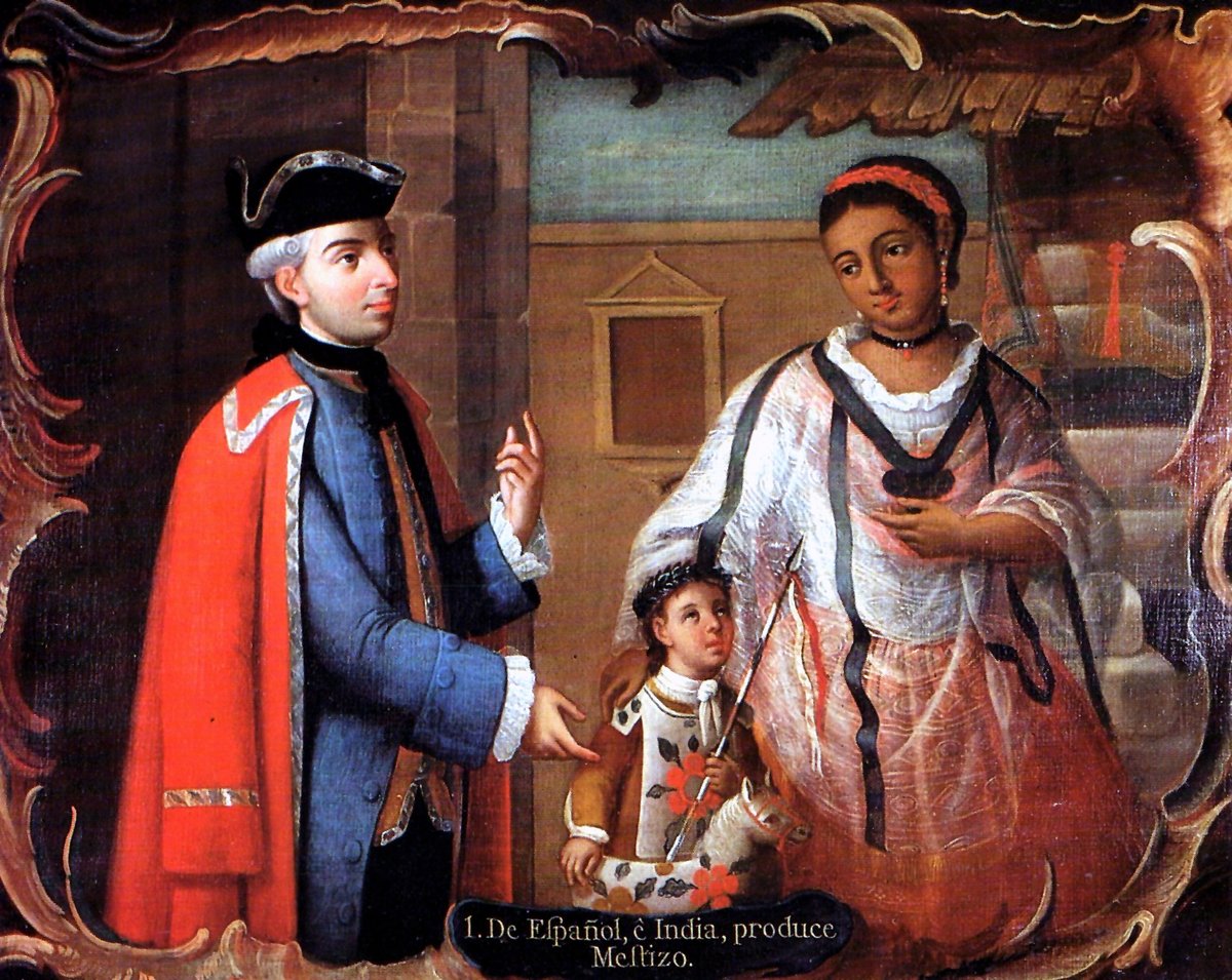 José de Páez, Nueva España, siglo XVIII.

« [...] La HISPANIDAD está compuesta de hombres de las razas blanca, negra, india y malaya, y sus combinaciones, y sería absurdo buscar sus características por los métodos de la etnografía.»
-Ramiro de Maeztu