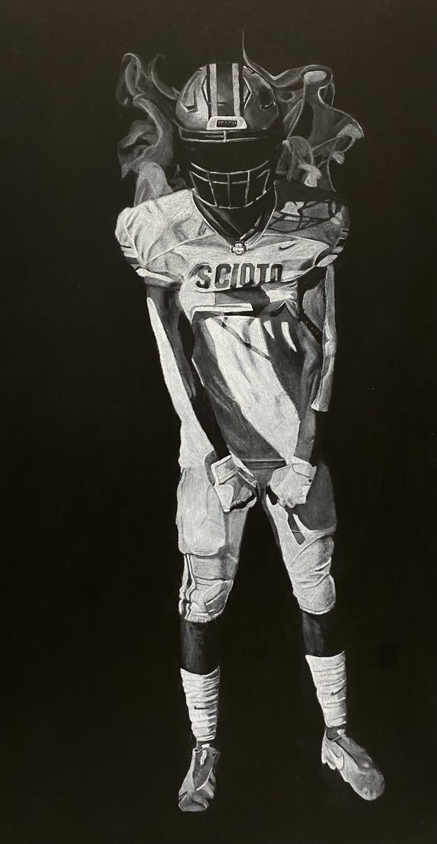 SciotoApArt's tweet photo. This one’s “Smokin” Good!!! Love the versatility of @SciotoApArt Sr, Silas Moore! Great Kid✅, Great Student✅, Great Athlete✅, Awesome Artist✅✅!!! Keep Grinding Silas!!! @kdjirish1 @j4schafer @DSHS_Baseball https://t.co/tRlUOZ4jCd