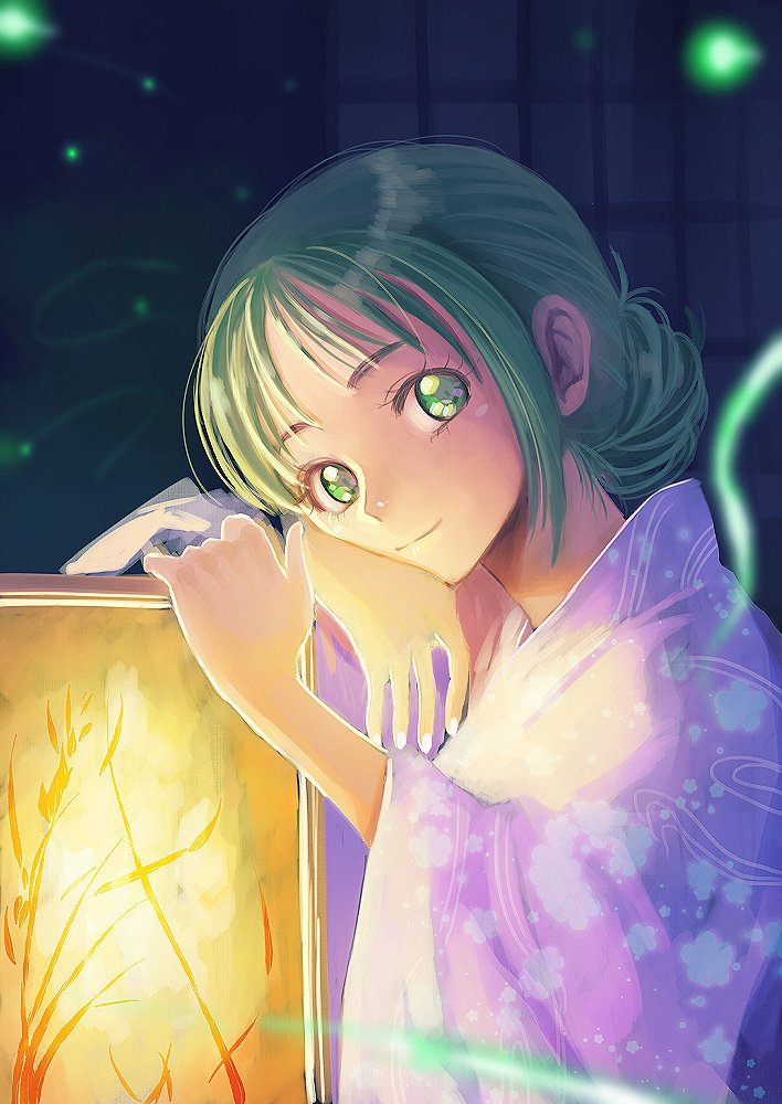「「秋の夜長には幾分寒くなりましたね・・・・」 」|JJ(獅子つつし)のイラスト