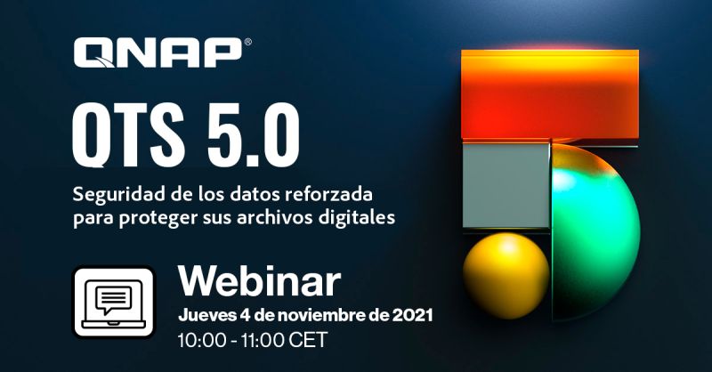 QNAPEspana's tweet photo. El próximo jueves, 4 de noviembre, ¡no te pierdas la webinar que realizaremos junto a @IngramMicroES! 

Webinar gratuita sobre QTS 5.0 y novedades en Networking y Hardware de QNAP:

📅 Jueves 04/11
🕙 10:00
📝 ¡Regístrate aquí! ➡️ https://t.co/VC8SF8Wv5S

#QNAP #NAS #QTS5 #QTS https://t.co/8CYczHZWza