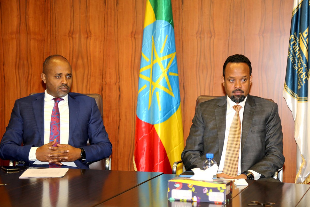 MoF_Ethiopia's tweet image. The Minister of Finance and his team conferred with the founder of Cardano and co-founder of @ethereum, Charles Hoskinson 1/3