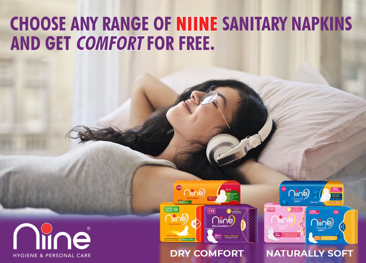 NiineIndia's tweet photo. ๐๐ข๐ข๐ง๐ ๐๐๐ง๐ข๐ญ๐๐ซ๐ฒ ๐๐๐ฉ๐ค๐ข๐ง๐ฌ ๐๐ซ๐ ๐๐ฏ๐๐ข๐ฅ๐๐๐ฅ๐ ๐ฐ๐ข๐ญ๐ก ๐ญ๐ก๐๐ญ ๐ฆ๐ฎ๐๐ก-๐ง๐๐๐๐๐ ๐๐จ๐ฆ๐๐จ๐ซ๐ญ ๐ฒ๐จ๐ฎ ๐ฐ๐๐ง๐ญ ๐๐ฎ๐ซ๐ข๐ง๐ ๐ฒ๐จ๐ฎ๐ซ ๐ฉ๐๐ซ๐ข๐จ๐๐ฌ.
#niinesanitarynapkins #comfortableperiods #MakeInIndia #MadeInIndia https://t.co/nn9XMDf2qa