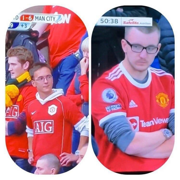 Mercado_Ingles's tweet photo. Este fan del Manchester United llamado Andrew Tryan presentará una demanda al club por haber perdido su cabello por haberlos apoyado en los últimos 10 años, afirma que el Manchester United es el causante para que su pelo se le caiga del estrés. https://t.co/1EubfDO5rm