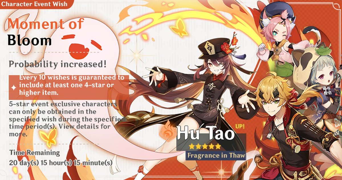 HUTAO1ST's tweet image. // genshin leaks

HUTAO'S BANNER LOOKING SO GOOD