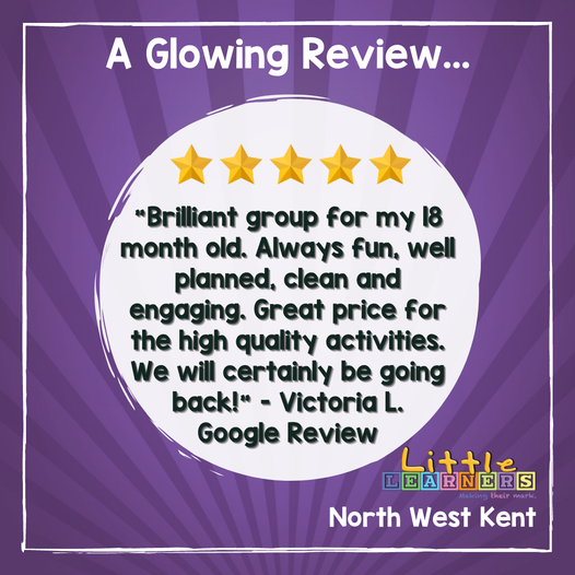 LittleLearnerUK's tweet image. Such a lovely review for our fab Aisha form @LLNWKent #reviews #thankful #welldone #businessowner #bosslady #customers