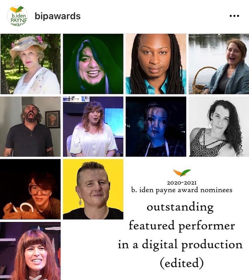 ArtSparkTx's tweet photo. CONGRATULATIONS to #ArtSparkTexas staffer Ms. Boye on your B. Iden Payne nomination! 👏 Well-deserved! 🎭

2020-2021 B. Iden Payne Award Nominee:
Outstanding Featured Performer in a Digital Production (Edited) @eft2bme @TiltPerformance @BIPAwards #AustinTheater https://t.co/FUvci800Gy
