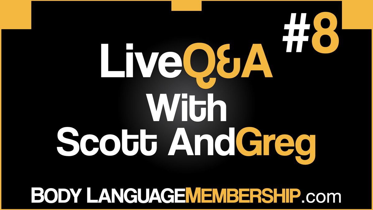 ScottRouse3's tweet photo. The Body Language LIVE Q&A starts at 10AM EST. Come on over and check it out!
https://t.co/Ys42CesWqE
#bodylanguage #business #entrepreneur #learn #TrueCrime #BodyLanguageTactics #BodyLanguageMembership https://t.co/x1HogCSxt4