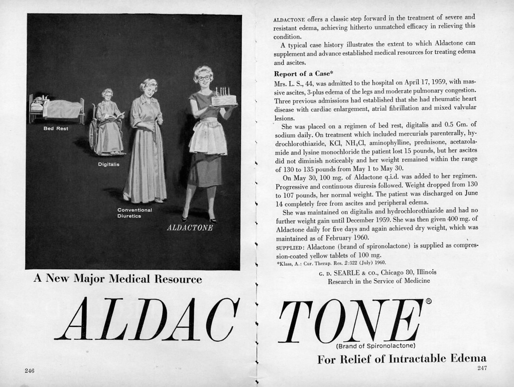 edgarvlermamd's tweet photo. Look at how spironolactone was considered a wonder drug way back then #NephTrivia https://t.co/QMnnh8Dcuz