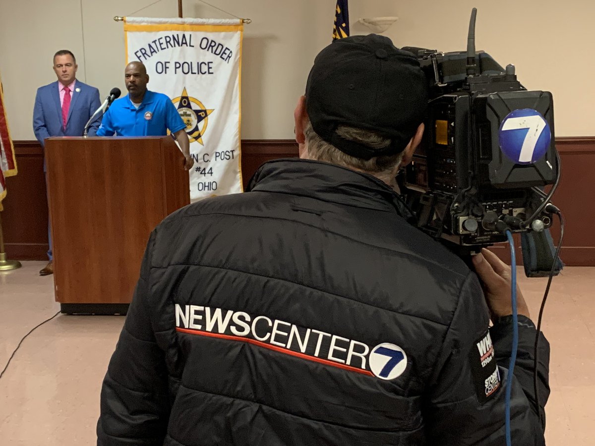 MCampbellWHIO's tweet photo. Dayton police and fire union leaders are holding news conference warning of big problems next Monday when the City imposes mandatory vaccine and/or testing for COVID-19. Union leaders say many first responders may be sent home for refusal to disclose vaccination status. https://t.co/NkmbLOx4Sh