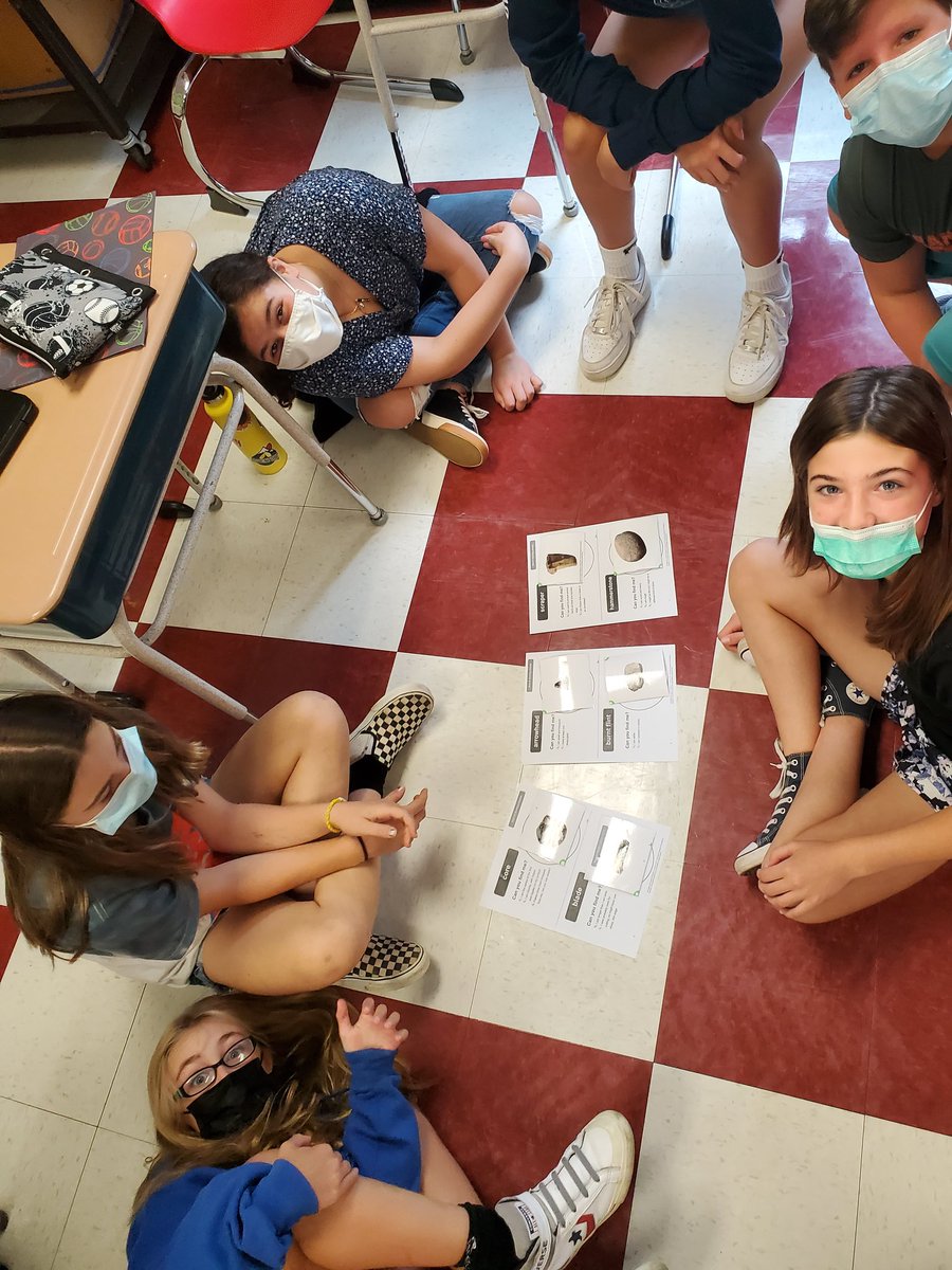 AnnaMMills's tweet photo. Catching up on Social Studies:  We just finished our early man unit!  Here are some highlights!  We classified flint toils, mapped migration patterns, did a CSI case study on Otzi the Ice Man and had a lot of fun!  Here's the thread: #wbwildcats #HowardRocks https://t.co/nLRL7UUJ9R