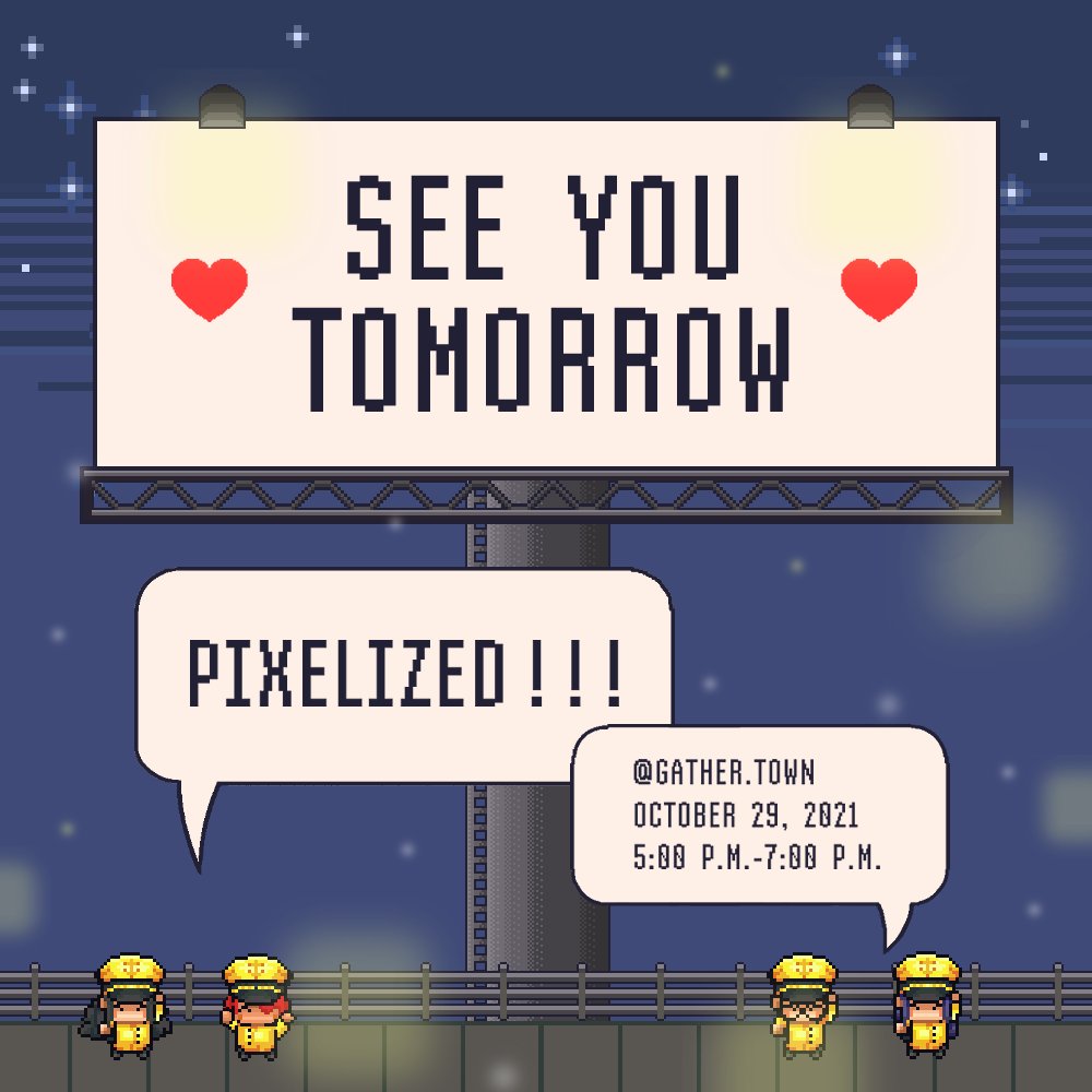 USCA3official_'s tweet photo. Don't forget your date (with all of USC Fine Arts) tomorrow 😏😉 

Remember to assemble this October 29, 2021, for Pixelized: A Fine Arts General Assembly!

Limited slots so register now at 👇
https://t.co/YqLGTmrP7n https://t.co/QROJAIkahR