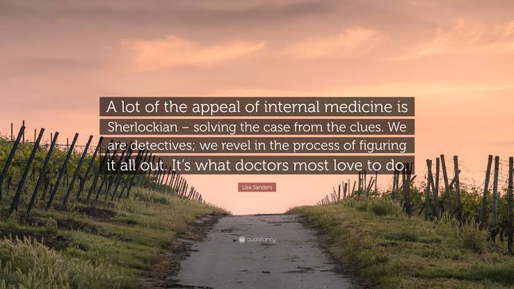 Here's to a very Happy #NationalInternalMedicineDay folks! #ImProud #IMEssential 
Sharing a quote by Dr. Sanders marking today's occasion -