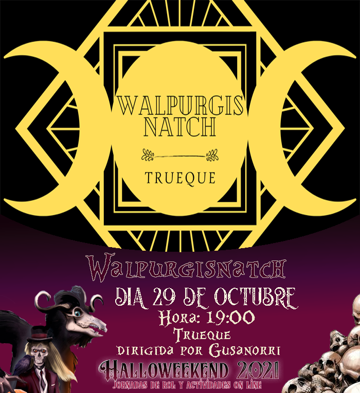 cultogusanos's tweet photo. Aun queda una plaza para mañana a las 19:00 en las #Halloweekendrol2021 !! https://t.co/9vffue4p7X