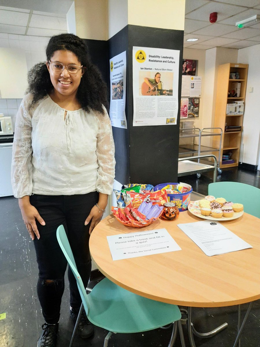MencapSi's tweet image. Spooktacular Halloween mingle organised by one of our learners this afternoon! @mencap_charity