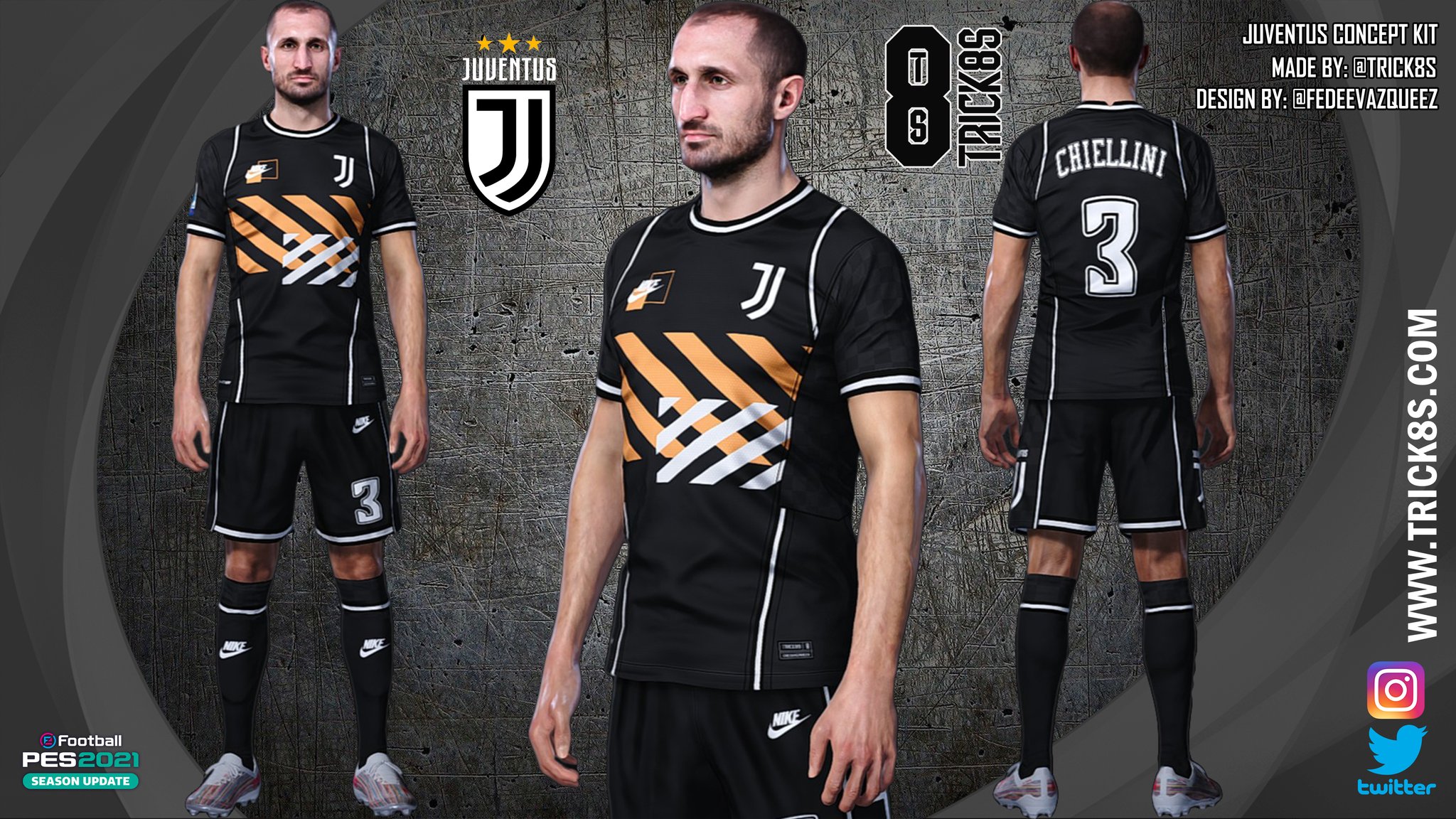 Trick8s on X: PALERMO #PalermoFC Remake Concept Kit @officialpes DOWNLOAD:   Made with @PESMasterSite Kitcreator 2.0  #eFootballPES2021 #kitmaker #kit #Concept #conceptkit #Kappa #conceptjersey  #design #Palermo #football