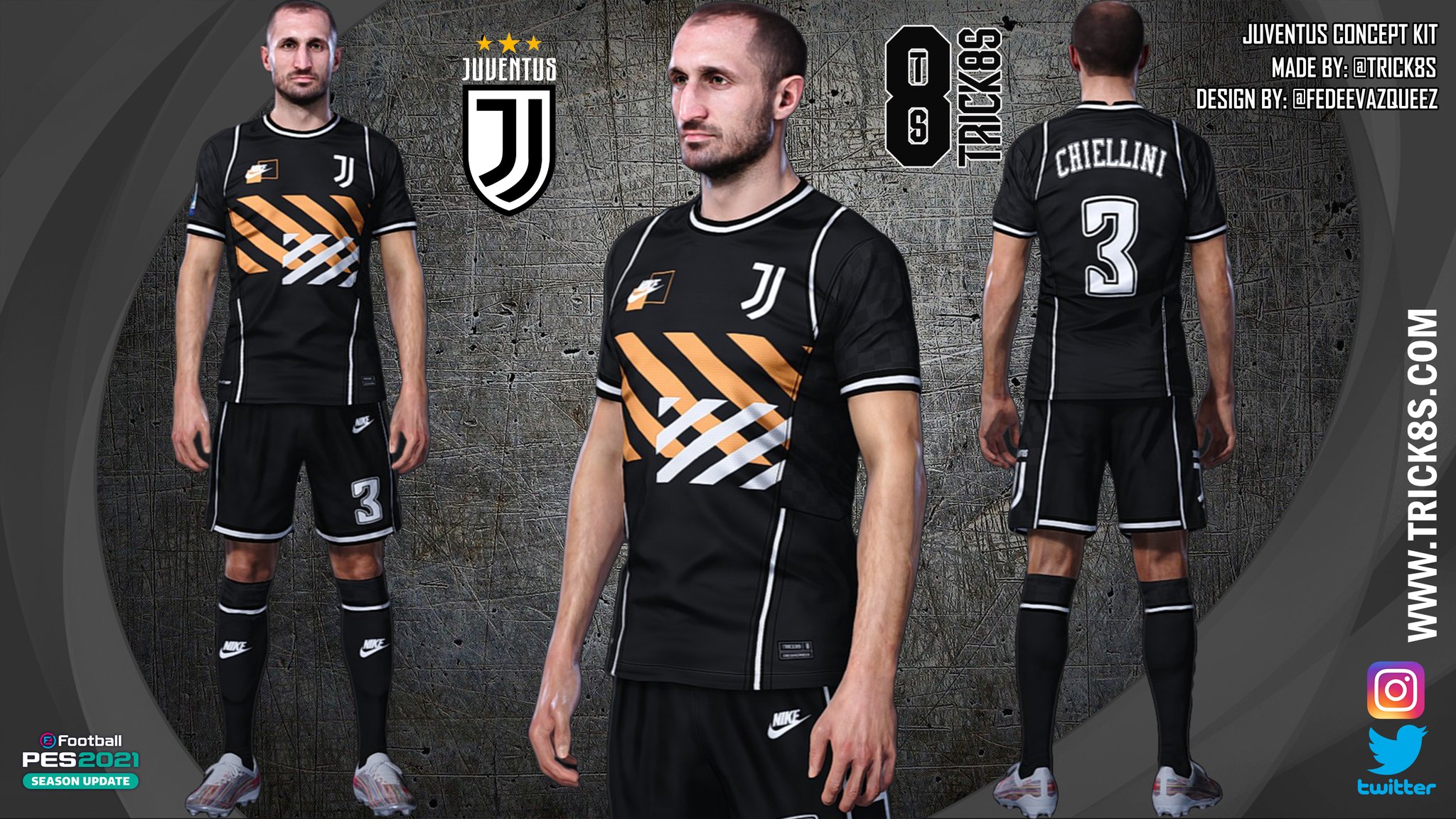 Trick8s on X: PALERMO #PalermoFC Remake Concept Kit @officialpes DOWNLOAD: Made with @PESMasterSite Kitcreator 2.0 #eFootballPES2021 #kitmaker #kit #Concept #conceptkit #Kappa #conceptjersey #design #Palermo #football