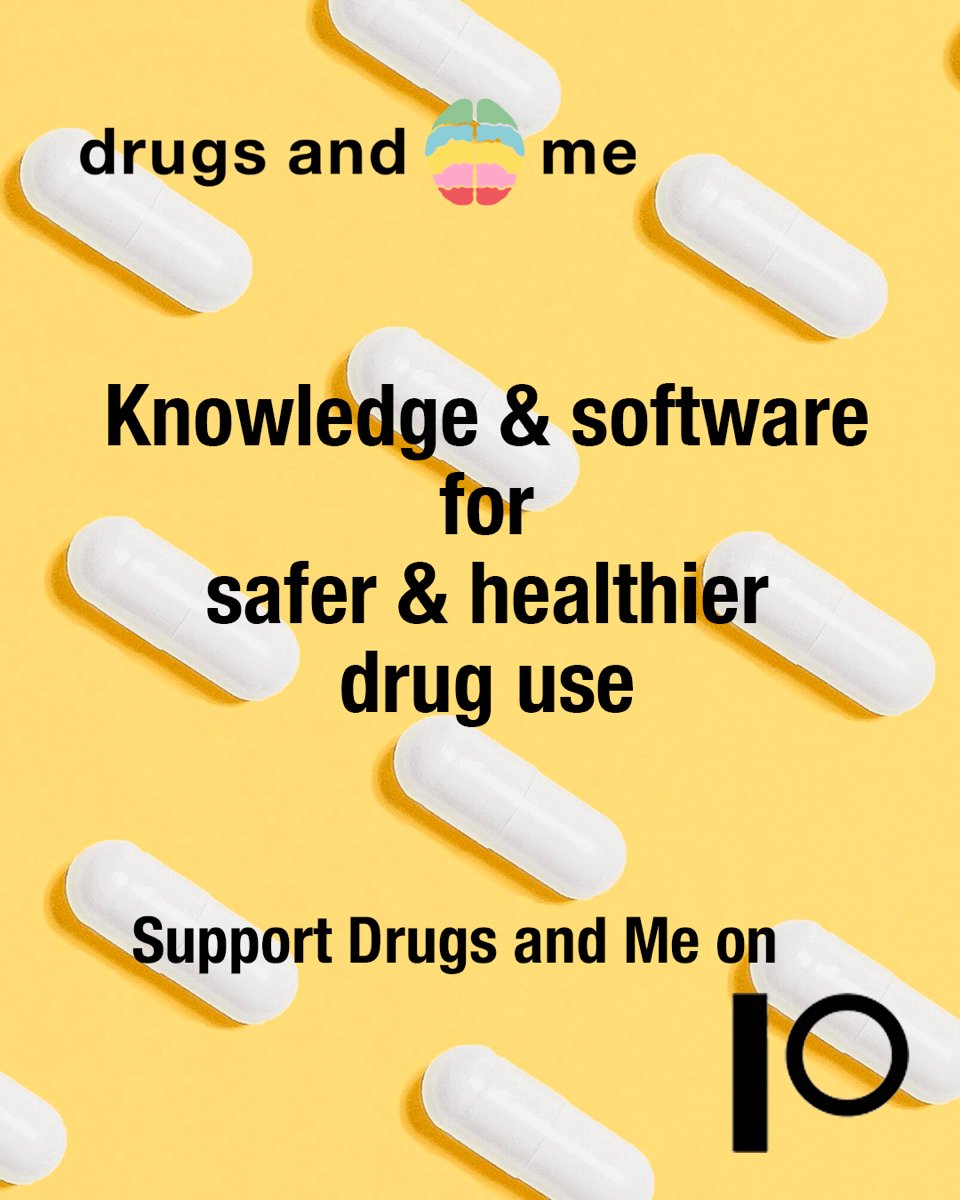 We are very excited to see the relaunch of <a href="/drugsandmehub/">Drugs and Me</a> which provides comprehensive and accessible drug harm reduction information: drugsand.me/en/ They rely on our public support to run so please do donate via this their Patreon if you can! patreon.com/drugsandme 🧠